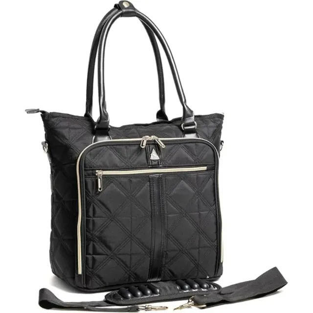 Aerolite borsa laptop trapuntata 45x36x20 nera Easyjet