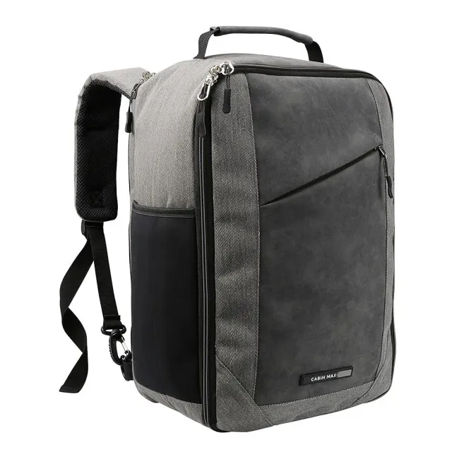 Cabin Max Manhattan Zaino Porta PC Grigio 20L 40x20x25