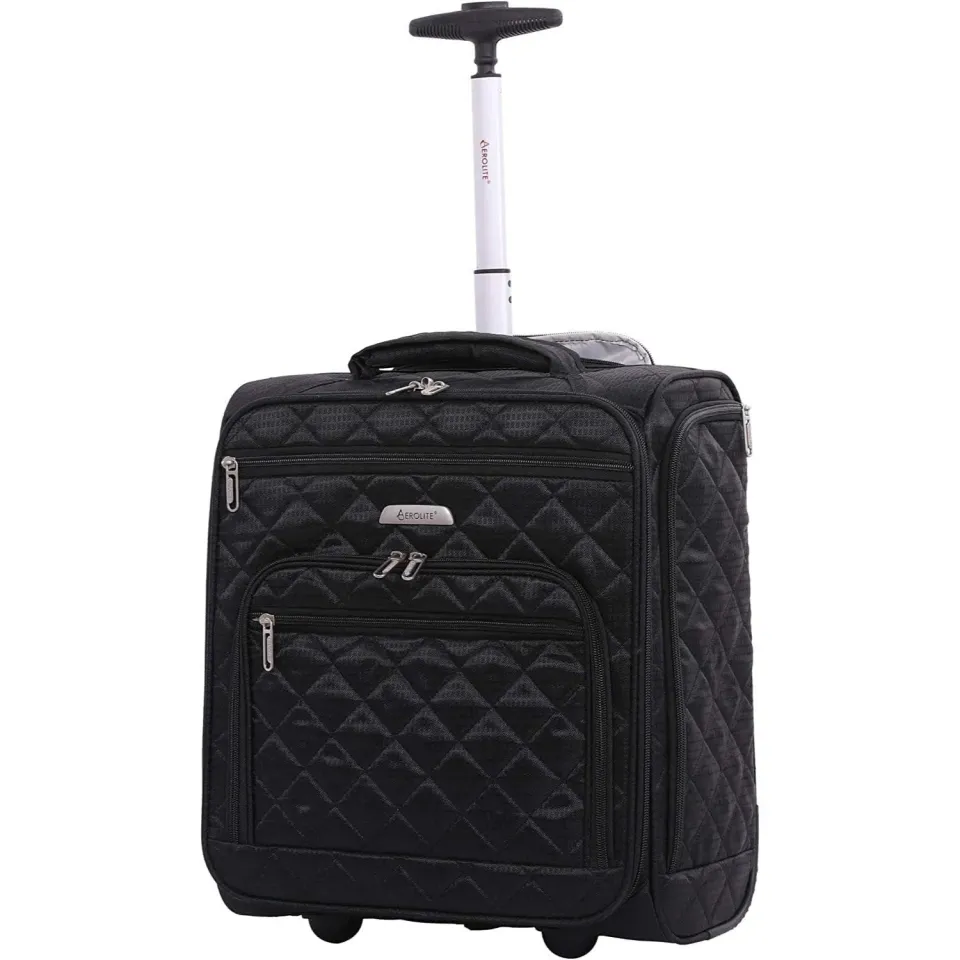 Aerolite 42x35x20cm Trolley Cabina Nero 28L Easyjet