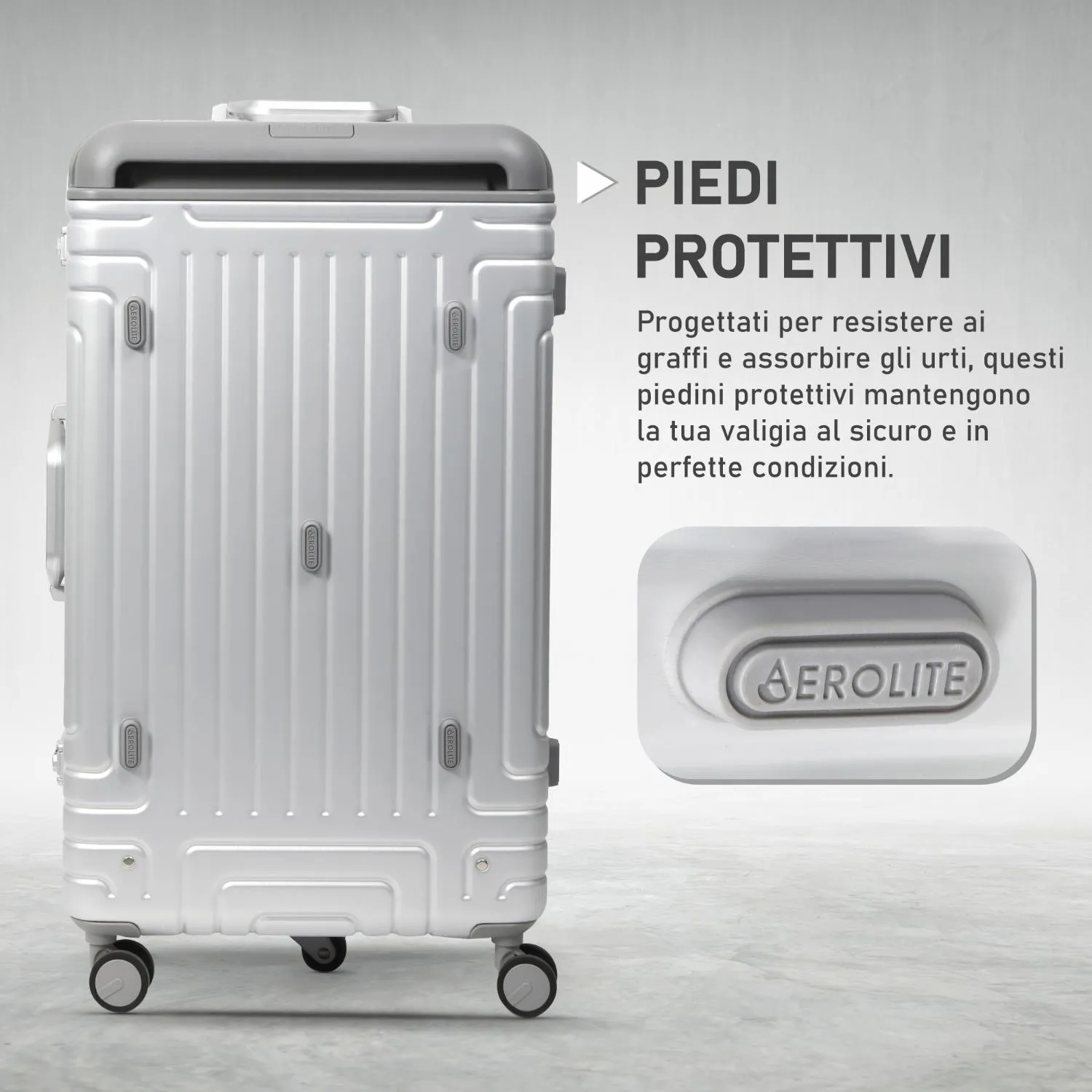 Aerolite M-Lite Premium valigia grande senza cerniera 97,6 l
