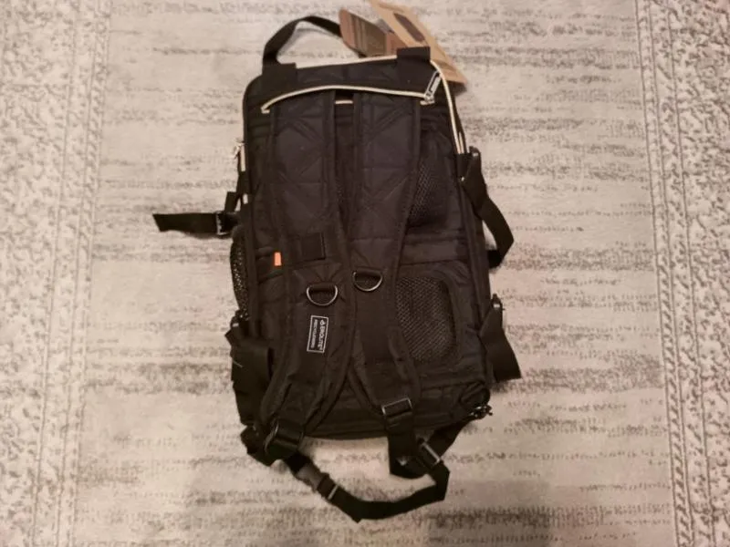 Aerolite 40x20x25 zaino nero 20L Ryanair trapuntato riciclato
