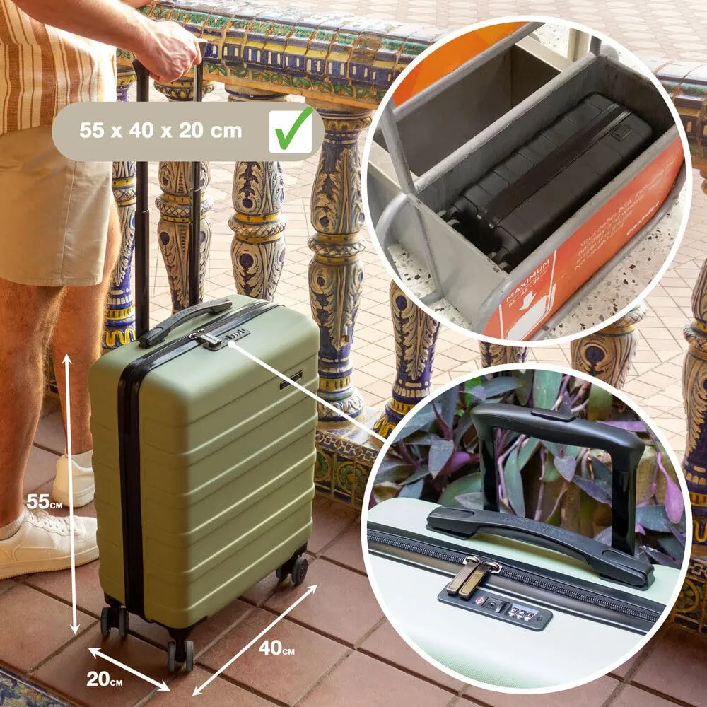 Cabin Max Anode Trolley Rigido 55x40x20 40L ABS