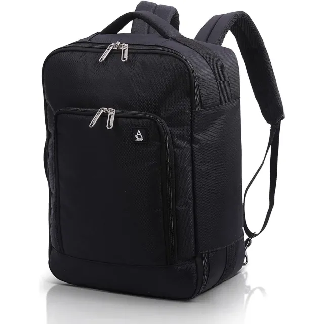 Aerolite 40x30x15cm Zaino Cabina Nero 18L Sottosedile