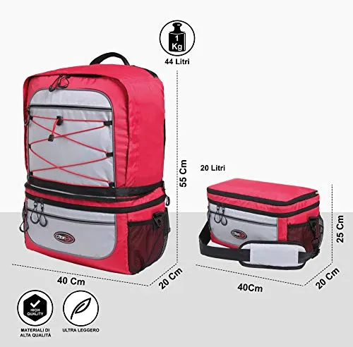 CABIN GO 5565 Zaino 55x40x20 Borsa 40x20x25