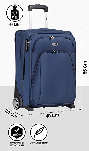 Cabin Go 5620 trolley bagaglio a mano 55x40x20 chiusura TSA