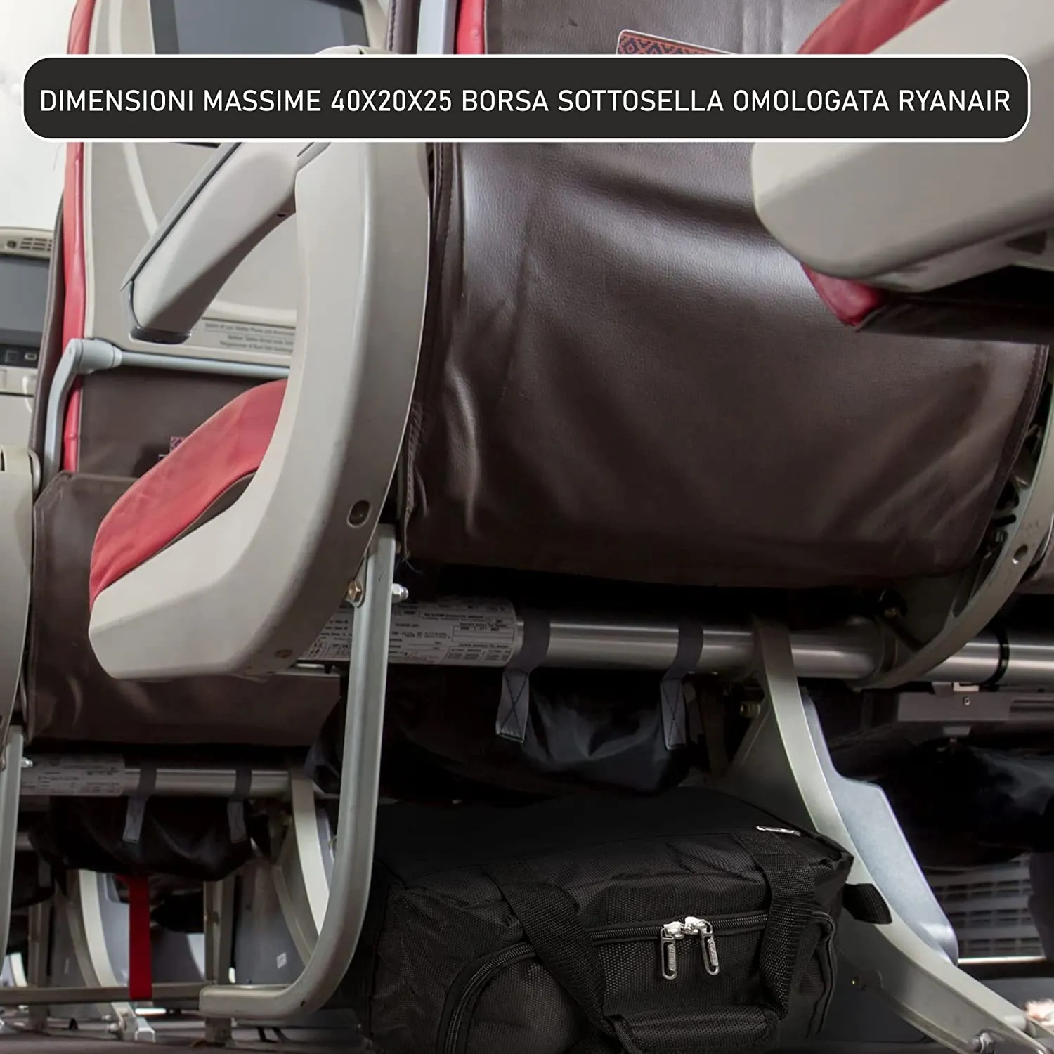 Aerolite HOLD615 borsa da viaggio 40x20x25 cm 20 L sotto sedile