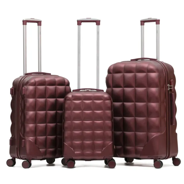 Flight Knight Bubble Set 3 Valigie Rigide con TSA