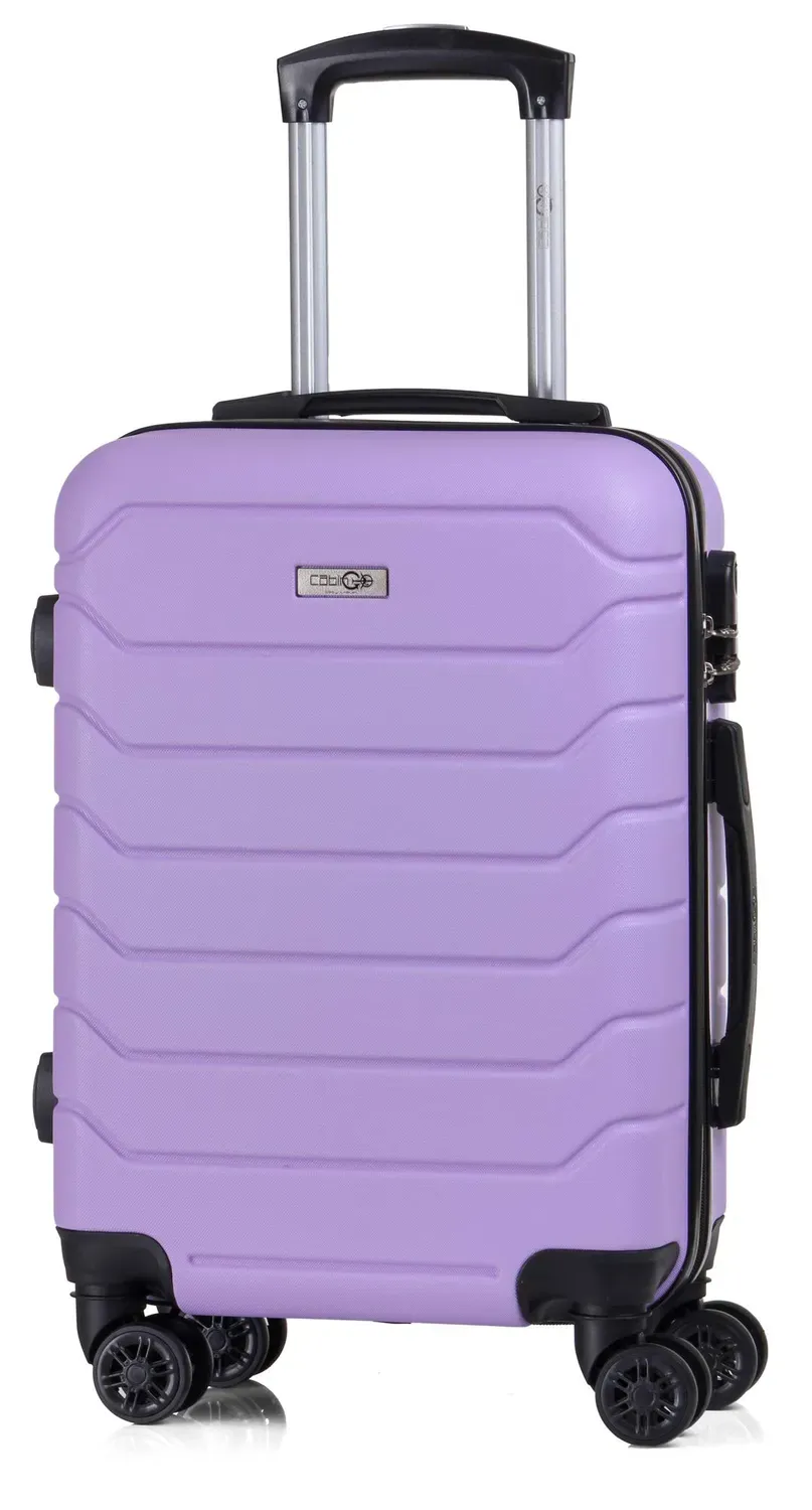Cabin Go Enhance 5502 trolley rigido 55x37x20 lilla 8 ruote