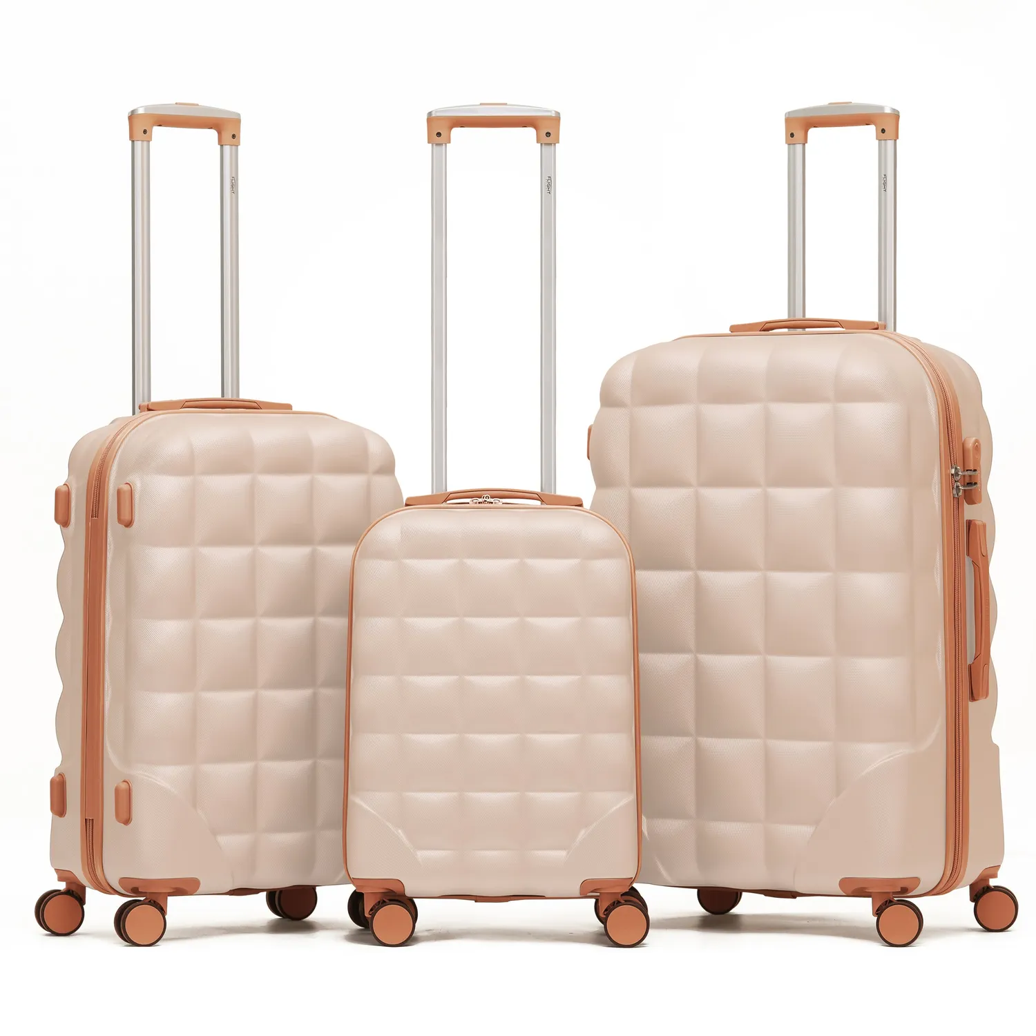 Flight Knight Bubble Set 3 Valigie Rigide con TSA