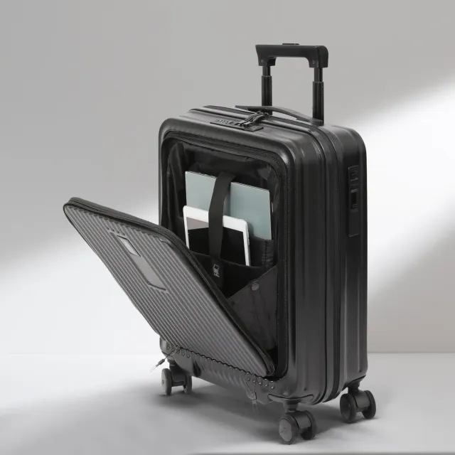 Aerolite M-Lite Smart 21 trolley 55x40x23 con USB nero