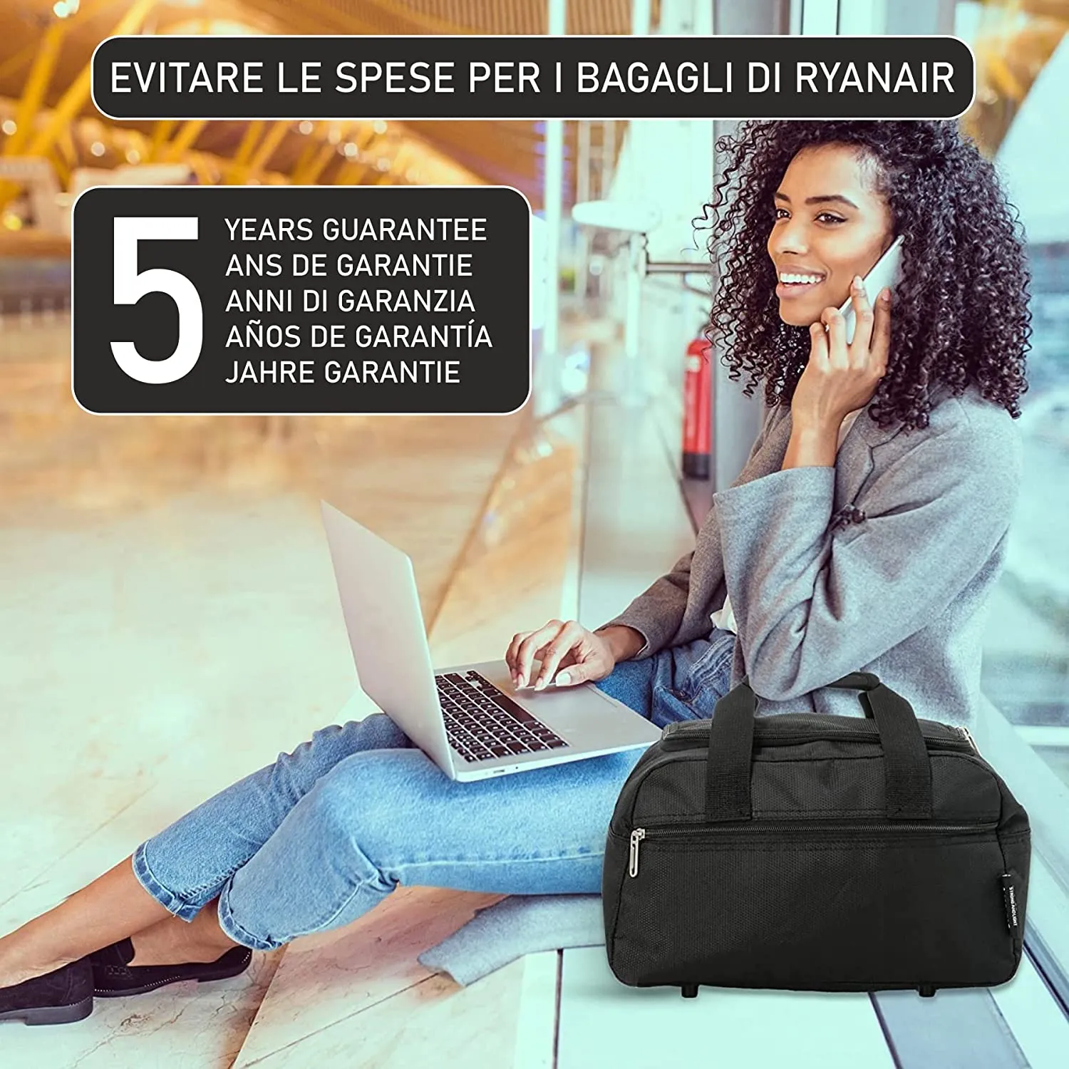 Aerolite HOLD615 borsa da viaggio 40x20x25 cm 20 L sotto sedile