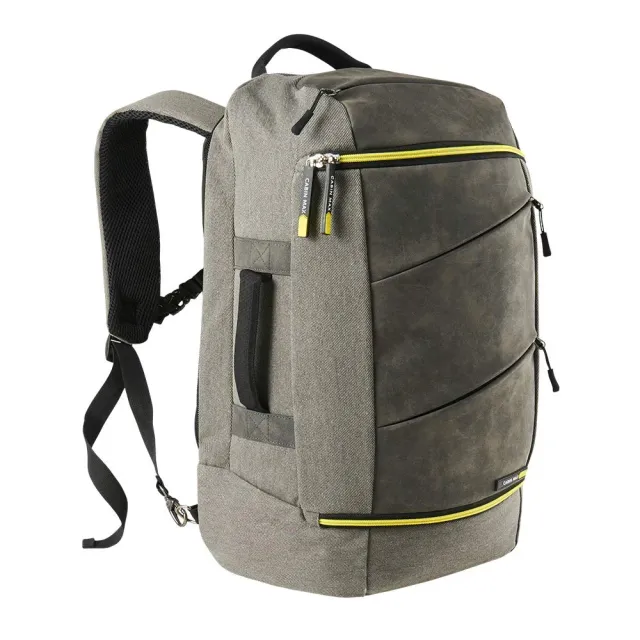 Cabin Max Manhattan zaino cabina 55x40x20 grigio giallo laptop